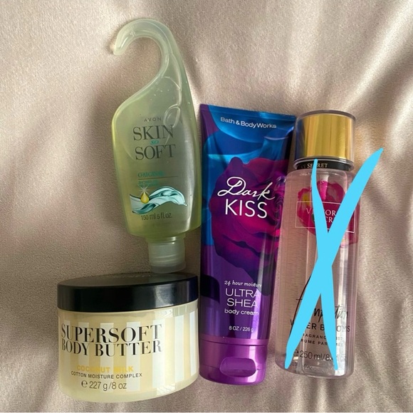 Victoria's Secret body butter body spray BBW body cream Avon body wash
